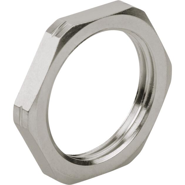 Lock nuts AgreenO nickel-plated brass lead-free