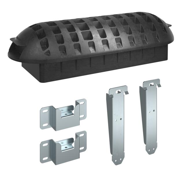 Shaft sleeve holder for fibre management plate (FMP) incl. wall bracket