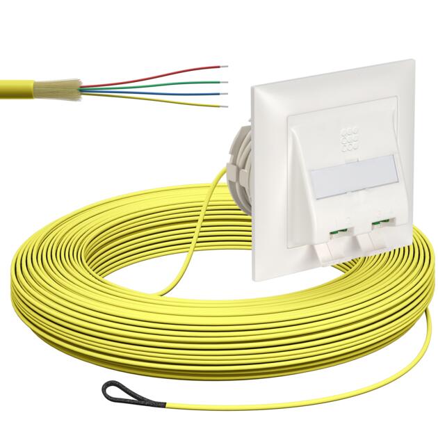 OTO-UP FTTH, ready to splice with pre-assembled cable, 60m (Dca)