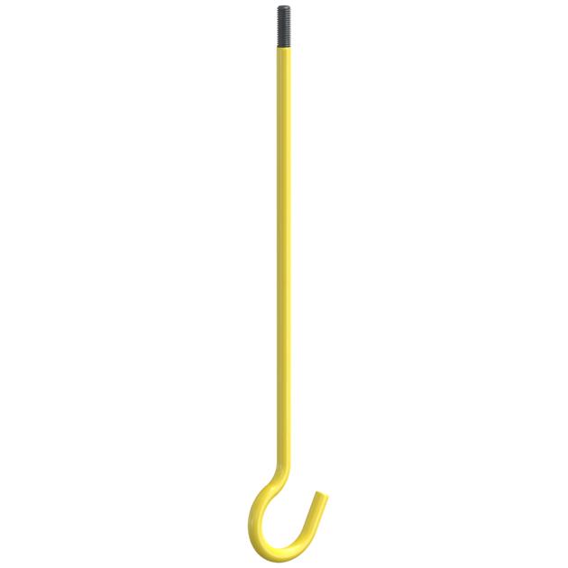 Light hook with thread M5, shaft length 115 mm