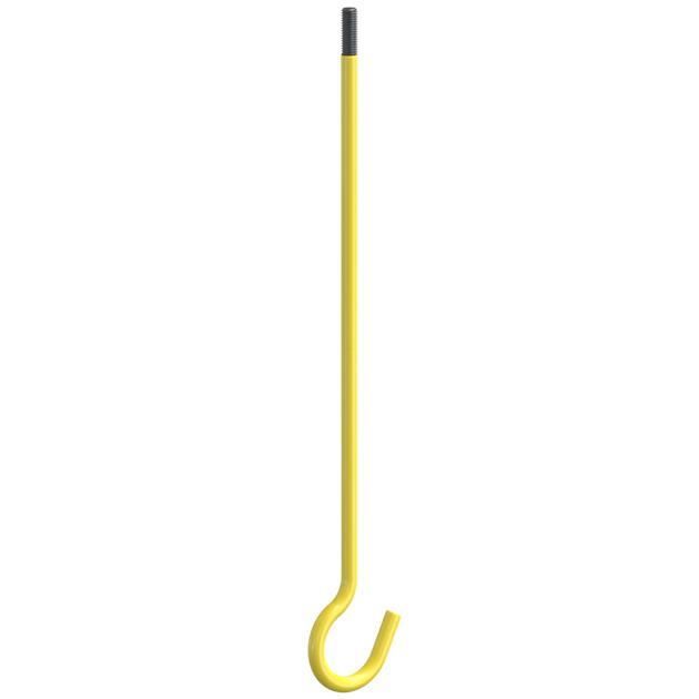 Light hook with thread M5, shaft length 125 mm
