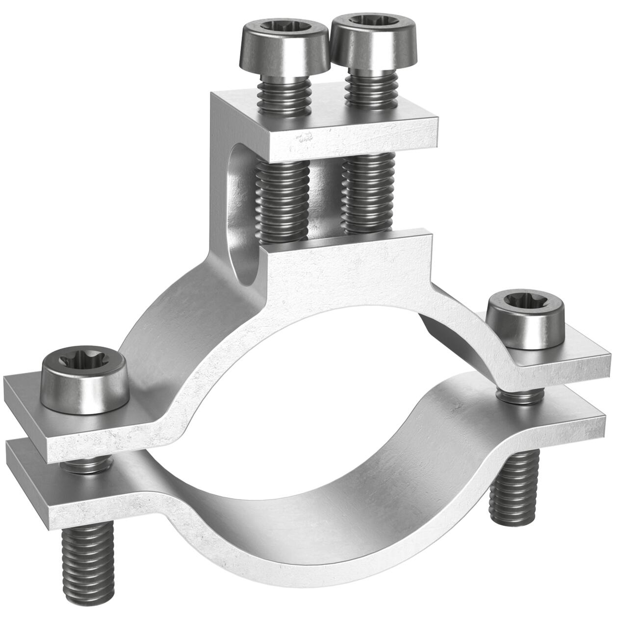 Earthing cleat 1 - 1¼, Earth connection clamp