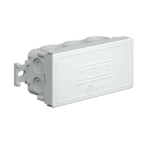 Cable junction box - 89x42x37 mm - light grey