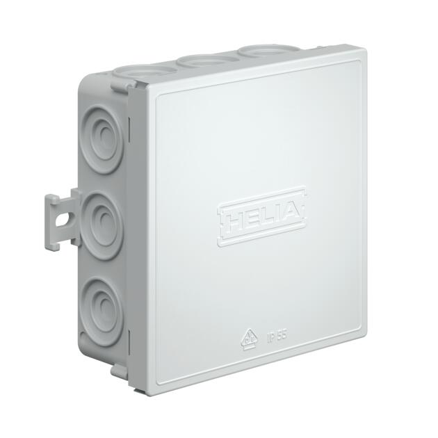 Cable junction box - 100x100x42 mm - light grey