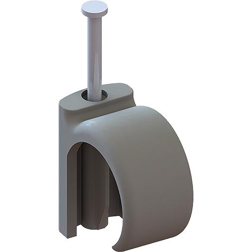 All-purpose nail in clip for cables 20-25