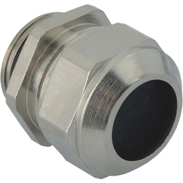 Cable glands Progress® nickel-plated brass with sealing insert without drilled hole