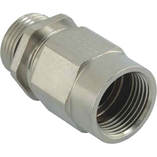 AGRO Adapter Progress® nickel-plated brass with integrated cable gland