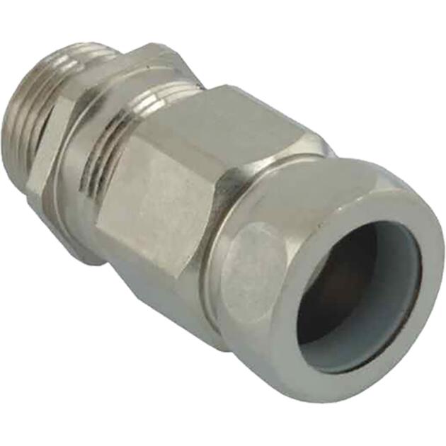 AGRO combination conduit glands Progress® EMC nickel-plated brass with integrated cable gland