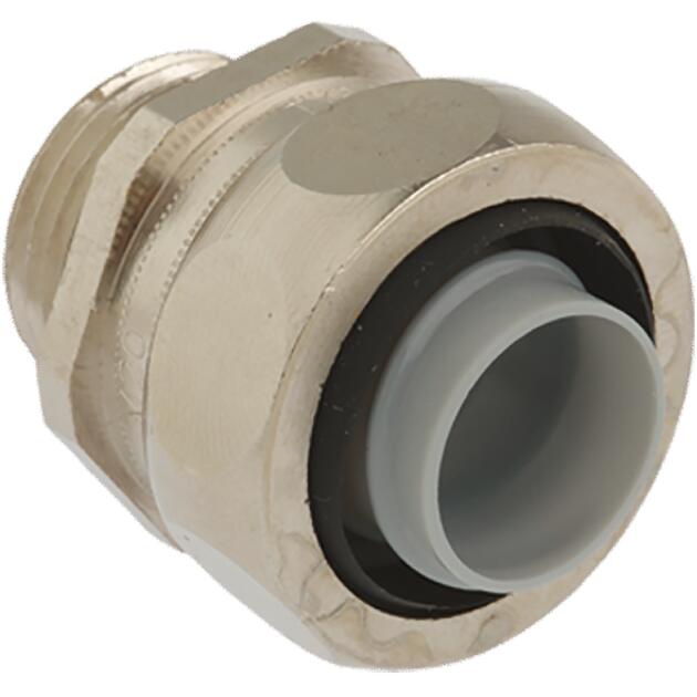 Complete conduit gland nickel-plated brass