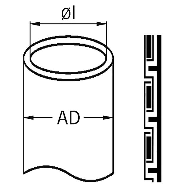Tubo flessibile di protezione in metallo a tenuta di liquido LIQUIDO TIGHT