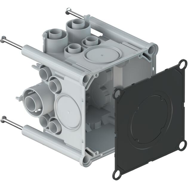 Flush-mounted junction box - 105mm - for flexible corrugated plastic conduits (KRFG)