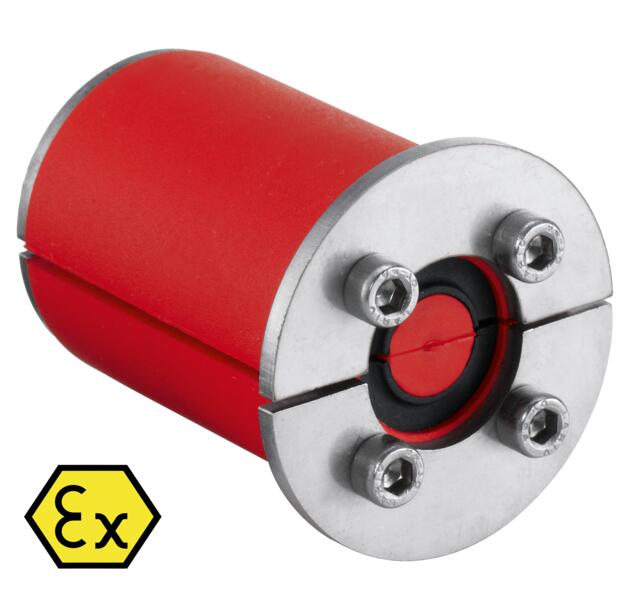 RRS-EX Plug seal for 1 cable with core, galvanized